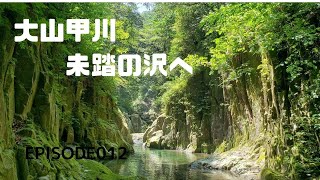 甲川未踏地へ【伯耆大山甲川②】残暑を避けまたまた沢登り【Explore again】