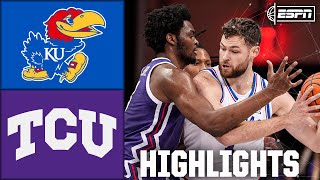 Kansas Jayhawks vs. TCU Horned Frogs | Full Game Highlights | ESPN College Basketball