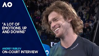 Andrey Rublev On-Court Interview | Australian Open 2024 Fourth Round