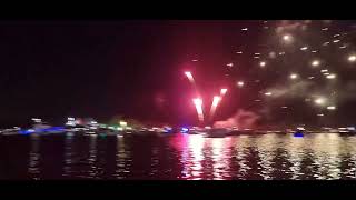 John Nze-Bertram TV: Watching the 2024/25 New Year's fireworks in Mandurah, Western Australia (1)