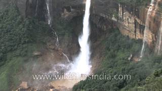 Nohkalikai Falls in Cherapunji - Tallest plunge waterfall in India