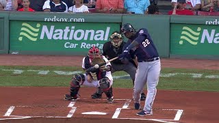 MIN@BOS: Sano doubles down the line to open scoring