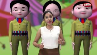 Five Little Soldiers Rhyme With Actions | Action Songs For Children | 3D Nursery Rhymes With Lyrics