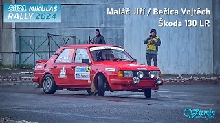 Jiří Maláč / Vojtěch Bečica - Škoda 130 LR - Síť21 Mikuláš Rally 2024 Slušovice