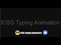 Pure CSS Typing Animation in Just 2 minutes | HTML & CSS Animation and Effects