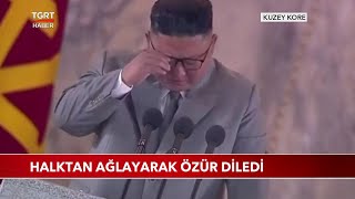 Kim Jong-Un Halktan Ağlayarak Özür Diledi