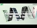 buy uniq combat cases for iphone 15 series rugged protection magsafe compatible dab lew tech