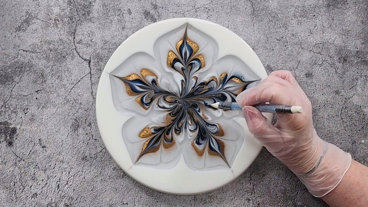 2017 Incredible Metallic Resin 3d Bloom Youtube