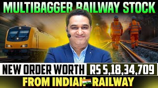 Multibagger Railway Stock | New Order Worth Rs 5 Crore From Indian Railway | @VipulKaushik32