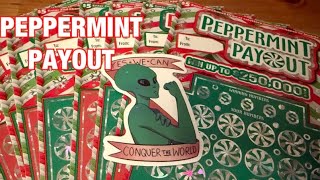 Peppermint Payout Tickets‼️California Lottery Scratchers🤞🍀🍀🍀