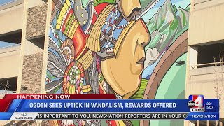 Vandalism Increases in Ogden, New Rewards Offered