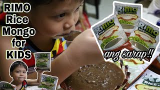 RIMO Rice + Mongo Cereal| Instant blend Dry Cereal very healthy for kids and so yummy!