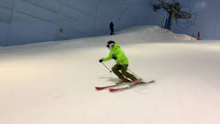 Skidubai black runs and carving training (shivafromNepal)