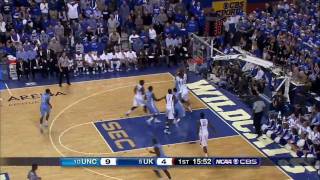 WildcatWorld.com - John Wall Highlights from UNC Game - 12/5/2009