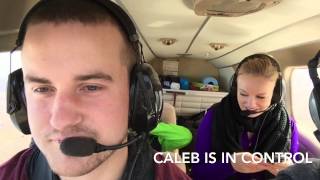 Caleb and Raelin get a ride in the Musketeer Super III