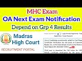 mhc office assistant exam next notification 👍