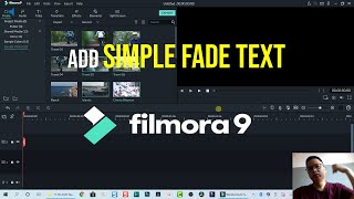 Filmora9 Tutorial - Add Simple Text, Fade Effect Animation