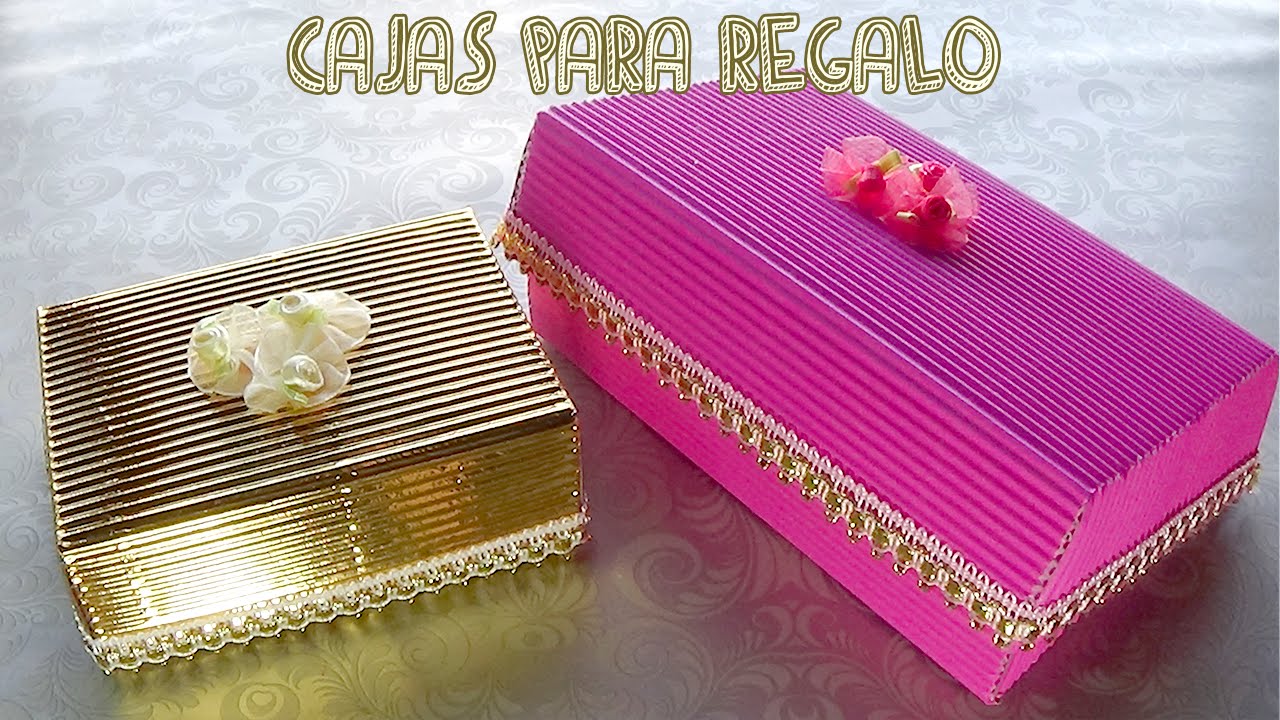 Strafare Appendice Banco Cajas De Carton Corrugado Decoradas Bozza ...