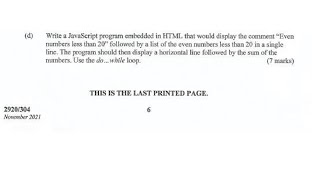 JAVASCRIPT: Display Even Numbers Less than 20 and their Sum using do... While loop in JavaScript.