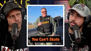 Cop Puts A Stop To Skating Across America