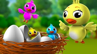 Chidiya Ka Anda 3D Animated Hindi Moral Stories for Kids चिड़िया का अंडा कहानी Tales Egg Stories