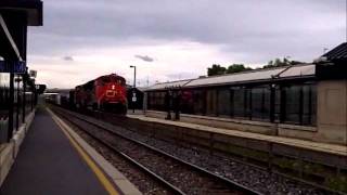 Aldershot Action while waiting for VIA To St Catharines. CN 8810 and CN 2697