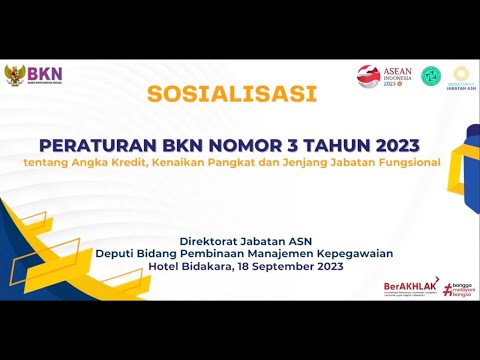 Sosialisasi Peraturan BKN No. 3 Tahun 2023 - YouTube