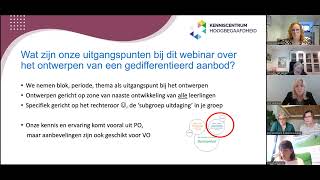 KCHB - Webinar Differentiëren