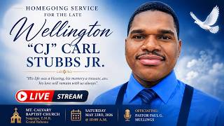 Celebrating the Life of Wellington “CJ” Carl Stubbs Jr.