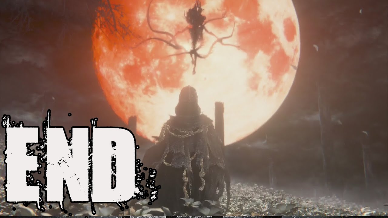 Bloodborne Final Boss Fight Gehrmen The First Hunter And Ending - YouTube