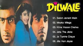 Dilwale (1994) Movie All Songs | Hindi Movie Song | Ajay Devgan, Raveena Tandon, Sunil Shetty