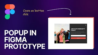 How to create popup in Figma  |  Figma tutorial for beginners