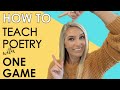 How to Teach Poetry With a Game