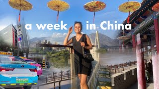 China travel vlog | ancient town, food market \u0026 exploring Lanzhou