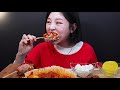 sub 치즈가득 엽기떡볶이 허니콤보 명랑핫도그 먹방 치킨에떡복희 꿀조합 끝판왕🍯 honeycombo chicken tteokbokki corndog mukbang asmr