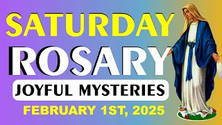 Rosary Today Saturday 2/1/2025 💛 Joyful Mysteries of the Rosary —Holy Rosary Today Virtual