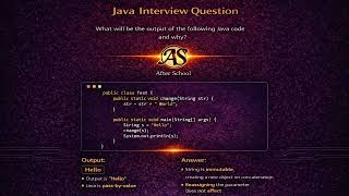 Java Interview Trick Question | String Immutability 🇺🇸