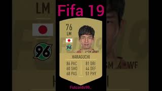 Genki Haraguchi all fifacards from fifa14 to fifa22😍 Which the best card? #haraguchi #shorts #fifa22