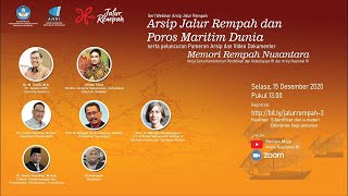 Arsip Jalur Rempah dan Poros Maritim Dunia || Seri Webinar Jalur Rempah