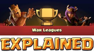 CLAN WAR LEAGUES EXPLAINED - How do Clan War Leagues Work? Clash of Clans CWL Up