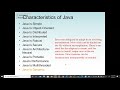 Java: Introduction to Computer Programing Language and Java