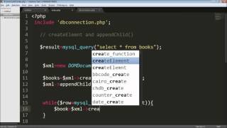 Creating dynamic XML in PHP