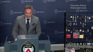 Arrest Made in 'Project Spiderman' Residential Robberies | @TorontoPolice News Conference