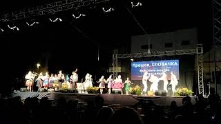 Ľudové tradičné tance. Folklore Ensemble Rozmarija (Prešov). Srem Folk Fest 2023 Slovak etno dance