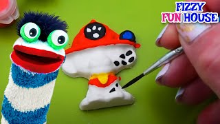 Fizzy Paints The Paw Patrol Pups | Fun Videos For Kids