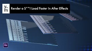 Render Faster in After Effects... a LOT faster! (Mac & PC)