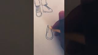 How to draw a shoe from a front view..🌚 ZAPATOOOOO!!