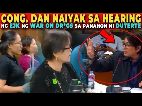 CONG. DAN NAIYAK sa HEARING ng EJK ng WAR ON DR*GS sa PANAHON ni DUTERTE | Jevara PH