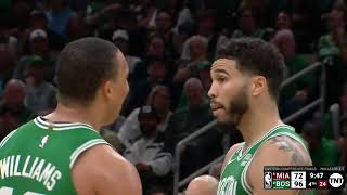GRANT WILLIAMS YELLS AT JAYSON TATUM "WHAT THE HELL ARE U DOING? EVERYTHING ALRIGHT?"