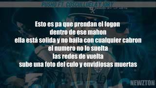 Pa Tras y Pal Frente Letra Pusho Ft Cosculluela y Jory 2015